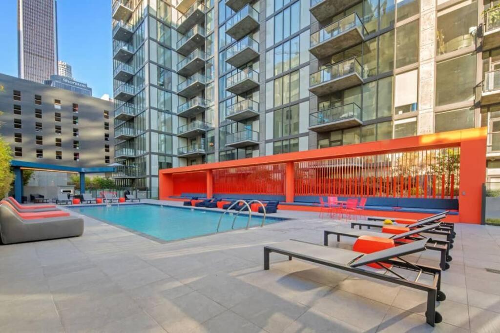 Top Floor High Rise 3 Bed Dtla Skyscraper Penthouse Лос-Анджелес Екстер'єр фото