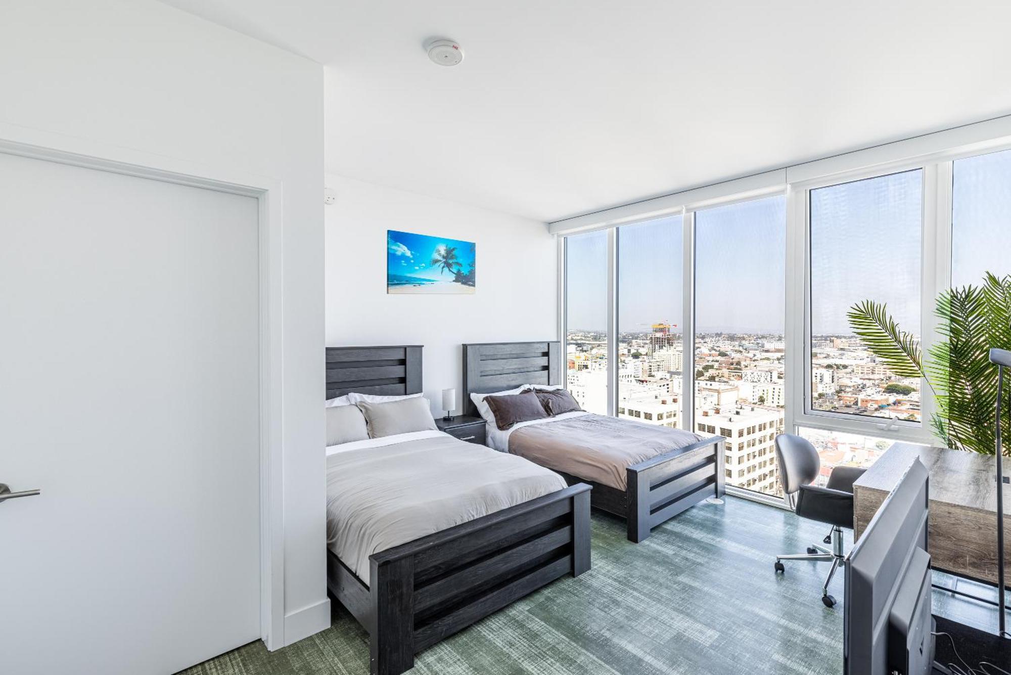 Top Floor High Rise 3 Bed Dtla Skyscraper Penthouse Лос-Анджелес Екстер'єр фото