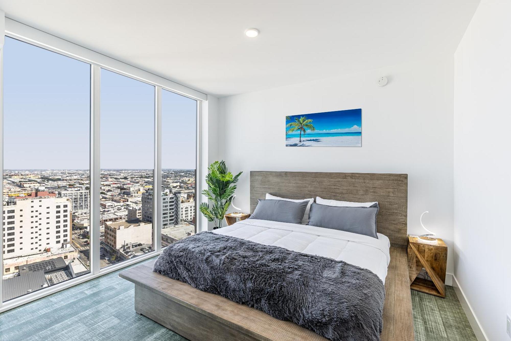 Top Floor High Rise 3 Bed Dtla Skyscraper Penthouse Лос-Анджелес Екстер'єр фото