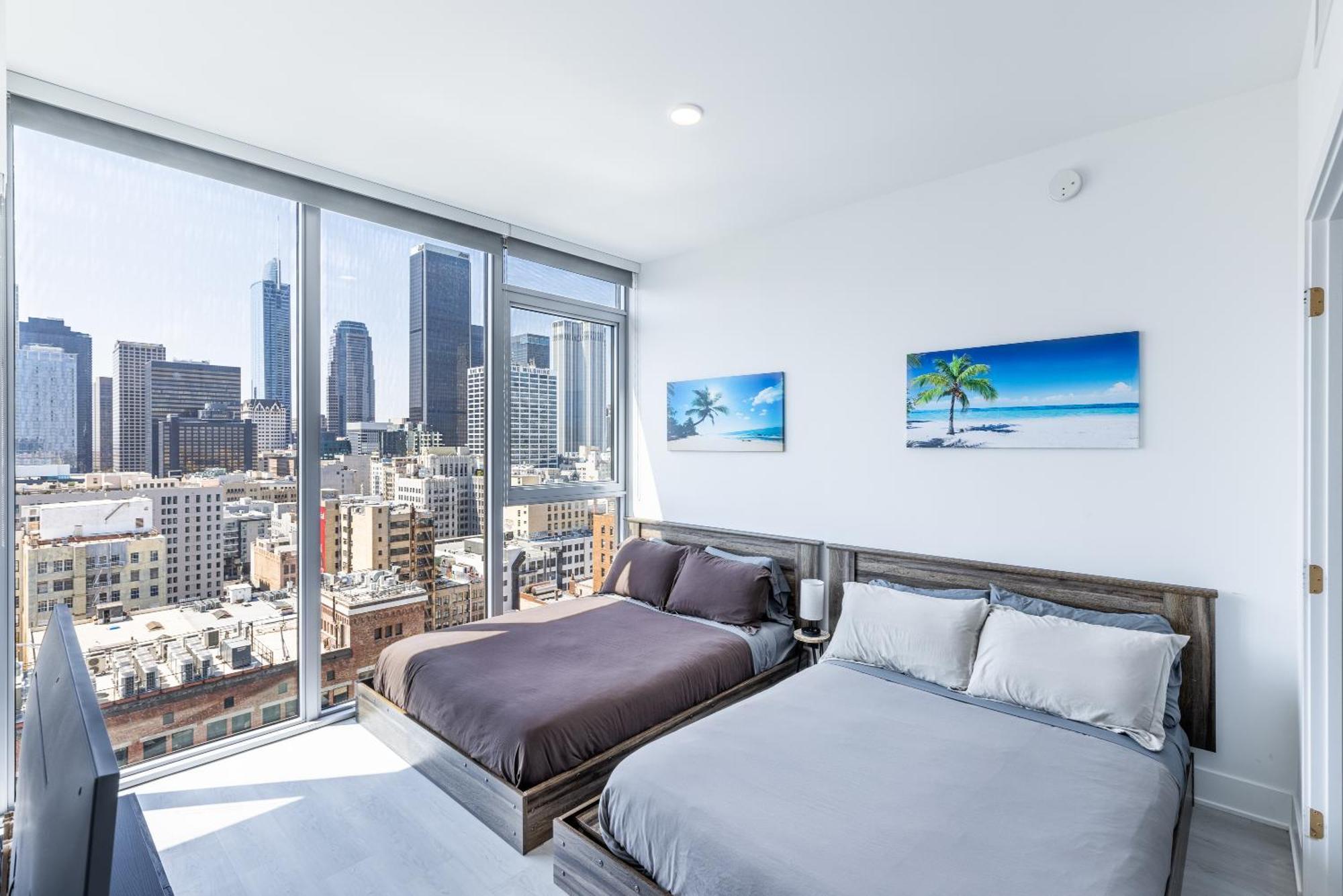 Top Floor High Rise 3 Bed Dtla Skyscraper Penthouse Лос-Анджелес Екстер'єр фото