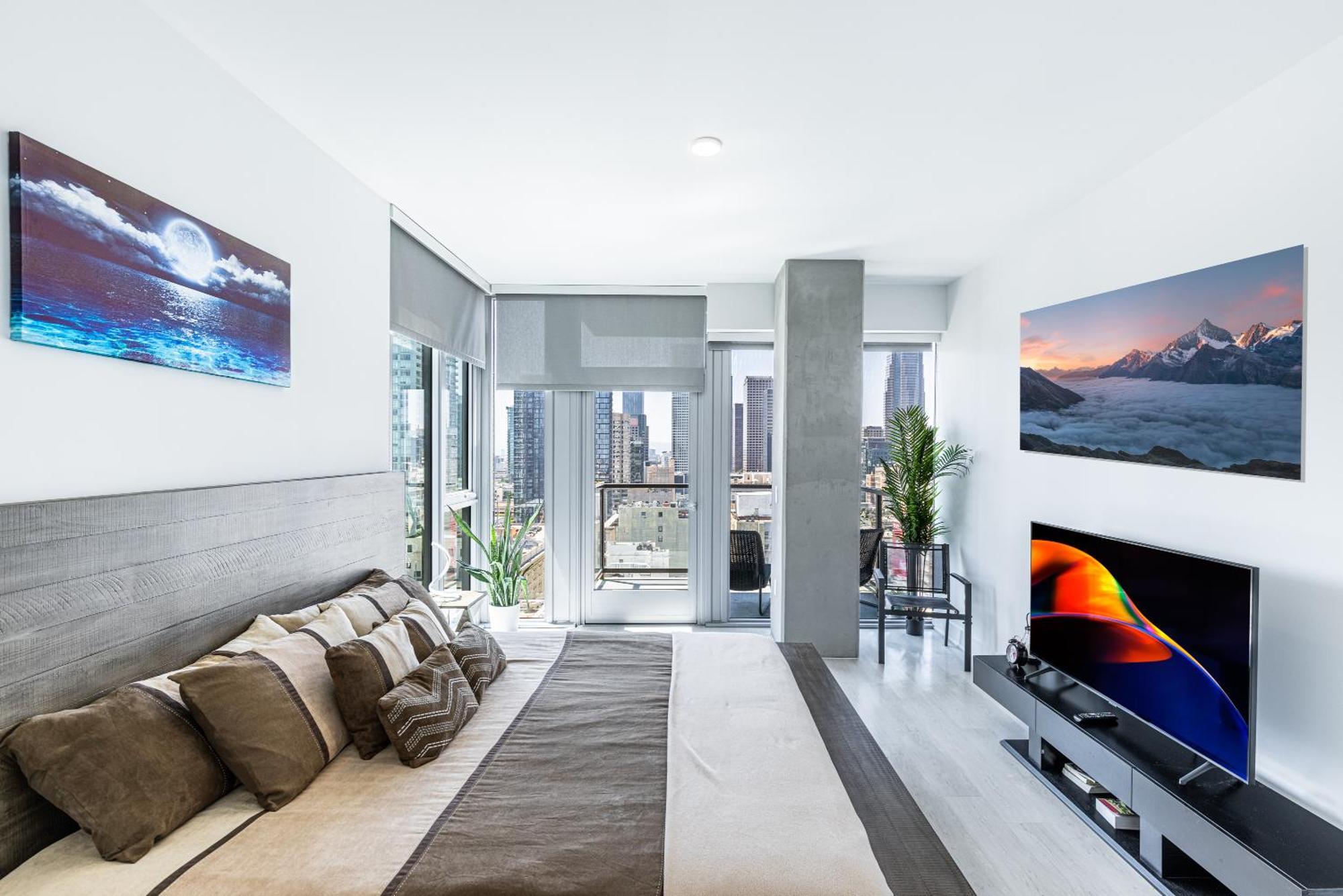 Top Floor High Rise 3 Bed Dtla Skyscraper Penthouse Лос-Анджелес Екстер'єр фото
